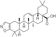 Oleana-2,12-dieno[2,3-d]isoxazol-28-oic acid molecular structure (CAS 218600-48-7)