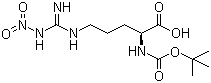 structure of CAS# 2188-18-3, N-Boc-N'-nitro-L-arginine;N2-(tert-Butoxycarbonyl)-N5-[imino(nitroamino)methyl]-L-ornithine
