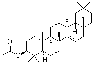 Acetyl taraxerol molecular structure (CAS 2189-80-2)