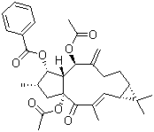 5,15-Diacetyl-3-benzoyllathyrol molecular structure (CAS 218916-52-0)