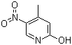 结构式 CAS# 21901-41-7, 2-羟基-4-甲基-5-硝基吡啶