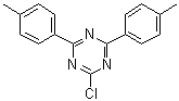 2-Chloro-4,6-bis(4-methylphenyl)-1,3,5-triazine molecular structure (CAS 21902-34-1)