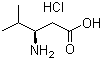 structure of CAS# 219310-09-5, (3R)-3-Amino-4-methylpentanoic acid hydrochloride