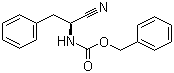 structure of CAS# 21947-21-7, (S)-N-Cbz-Phenylalaninenitrile;N-[(1S)-1-Cyano-2-phenylethyl]carbamic acid benzyl ester