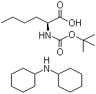 N-((tert-Butoxy)carbonyl)-L-norleucine dicyclohexylamine salt molecular structure (CAS 21947-32-0)