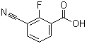 3-Cyano-2-fluorobenzoic acid molecular structure (CAS 219519-77-4)