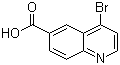 4-Bromoquinoline-6-carboxylic acid molecular structure (CAS 219763-87-8)