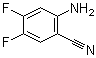 结构式 CAS# 219823-49-1, 2-氨基-4,5-二氟苯甲腈