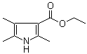 2,3,5-三甲基-4-吡咯羧酸乙酯分子结构 (CAS 2199-54-4)