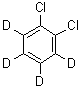 结构式 CAS# 2199-69-1, 邻二氯苯-d<sub>4</sub>