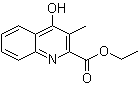 4-羟基-3-甲基喹啉-2-羧酸乙酯分子结构 (CAS 219949-95-8)