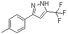 3-(4-甲基苯基)-5-(三氟甲基)-1H-吡唑分子结构 (CAS 219986-64-8)