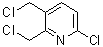 结构式 CAS# 220001-94-5, 6-氯-2,3-双(氯甲基)吡啶