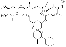 Selamectin molecular structure (CAS 220119-17-5)