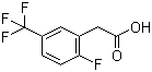 structure of CAS# 220227-66-7, 2-Fluoro-5-(trifluoromethyl)phenylacetic acid