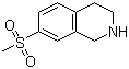1,2,3,4-四氢-7-(甲磺酰基)异喹啉分子结构 (CAS 220247-55-2)