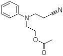 2-[N-(2-Cyanoethyl)anilino]ethyl acetate molecular structure (CAS 22031-33-0)