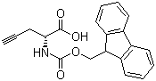 Fmoc-D-propargylglycine molecular structure (CAS 220497-98-3)