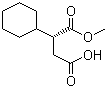 structure of CAS# 220498-07-7, (R)-2-Cyclohexylsuccinic acid 1-methyl ester