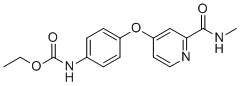 structure of CAS# 2206827-12-3, Pape-ethyl carbamate;ethyl N-[4-[2-(methylcarbamoyl)pyridin-4-yl]oxyphenyl]carbamate