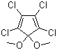 1,2,3,4-Tetrachloro-5,5-dimethoxycyclopentadiene molecular structure (CAS 2207-27-4)