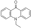 structure of CAS# 2207-41-2, 10-Ethyl-9(10H)-acridinone;10-Ethyl-9-Acridone; 10-Ethyl-9-acridanone; N-Ethylacridone; NSC 117669