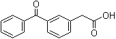 structure of CAS# 22071-22-3, 3-Benzoylbenzeneacetic acid;2-(3-Benzoylphenyl)acetic acid; RU 4462; m-Benzoylphenylacetic acid