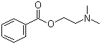 structure of CAS# 2208-05-1, 2-(Dimethylamino)ethyl benzoate ;Benzoic acid 2-dimethylaminoethyl ester
