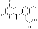 Robenacoxib molecular structure (CAS 220991-32-2)