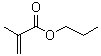 Propyl methacrylate molecular structure (CAS 2210-28-8)