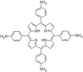 5,10,15,20-Tetrakis(4-aminophenyl)porphyrin molecular structure (CAS 22112-84-1)