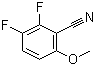 2,3-二氟-6-甲氧基苯腈分子结构 (CAS 221202-34-2)