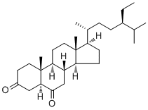 Stigmastane-3,6-dione molecular structure (CAS 22149-69-5)