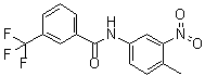 结构式 CAS# 221876-21-7, N-(4-甲基-3-硝基苯基)-3-三氟甲基苯甲酰胺