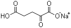 alpha-Ketoglutaric acid sodium salt molecular structure (CAS 22202-68-2)