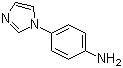 结构式 CAS# 2221-00-3, 4-(咪唑-1-基)苯胺