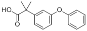 2-methyl-2-(3-phenoxyphenyl)propanoic Acid molecular structure (CAS 222191-15-3)