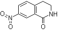 structure of CAS# 22245-96-1, 7-Nitro-3,4-dihydro-2H-isoquinolin-1-one;7-Nitro-3,4-dihydroisocarbostyril