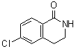 structure of CAS# 22246-02-2, 6-Chloro-3,4-dihydroisoquinolin-1(2H)-one