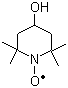 结构式 CAS# 2226-96-2, 4-羟基-2,2,6,6-四甲基哌啶-1-氧自由基; 氮氧自由基哌啶醇; 阻聚剂 701