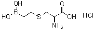 结构式 CAS# 222638-67-7, S-(2-硼酸基乙基)-L-半胱氨酸盐酸盐