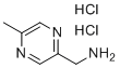 structure of CAS# 2227206-03-1, 1-(5-Methylpyrazin-2-yl)methanamine dihydrochloride;(5-methylpyrazin-2-yl)methanamine;dihydrochloride