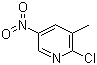 structure of CAS# 22280-56-4, 2-Chloro-3-methyl-5-nitropyridine;2-Chloro-5-nitro-3-picoline