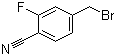4-Cyano-3-fluorobenzyl bromide molecular structure (CAS 222978-03-2)