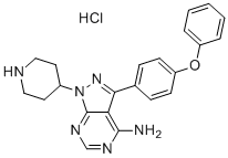 结构式 CAS# 2231747-18-3, N-哌啶依鲁替尼盐酸盐