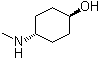 structure of CAS# 22348-44-3, trans-4-(Methylamino)cyclohexan-1-ol;trans-4-(Methylamino)cyclohexanol