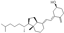 trans-Vitamin D3 molecular structure (CAS 22350-41-0)