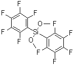 structure of CAS# 223668-68-6, Bis(pentafluorophenyl)dimethoxysilane