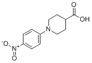 结构式 CAS# 223786-53-6, 1-(4-硝基苯基)哌啶-4-羧酸
