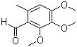 2,3,4-Trimethoxy-6-methylbenzaldehyde molecular structure (CAS 22383-85-3)